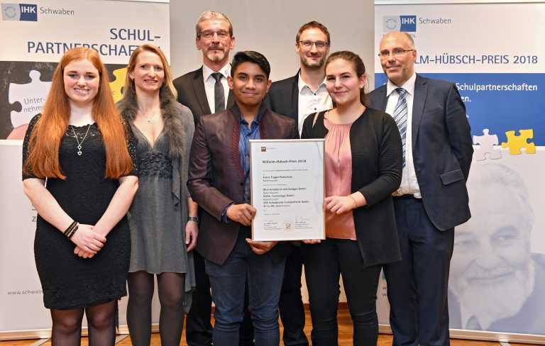 Wilhelm-Hübsch-Preis 2018 für Schulpartnerschaft